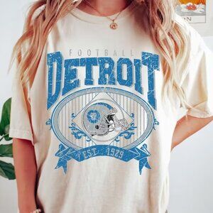 Detroit Football Shirt, Detroit Football Tshirt, Vintage Style Detroit Football